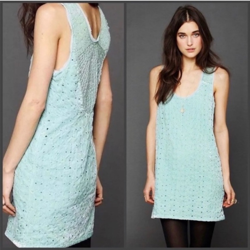 Free People Danced to Pieces 👗 mini dress